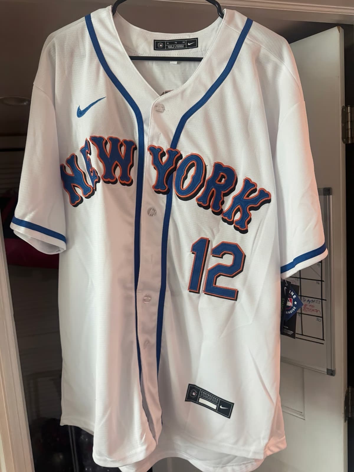 New York Mets Jersey  Nike  Jerseys Francisco Lindor  12