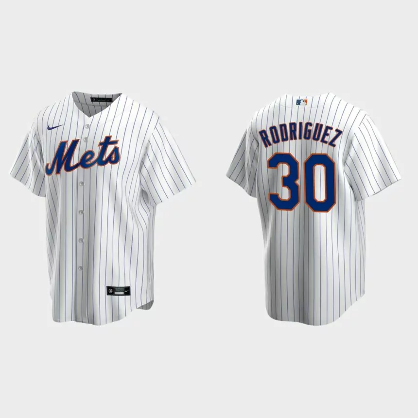 New York Mets Joely Rodriguez Replica Home Jersey – White