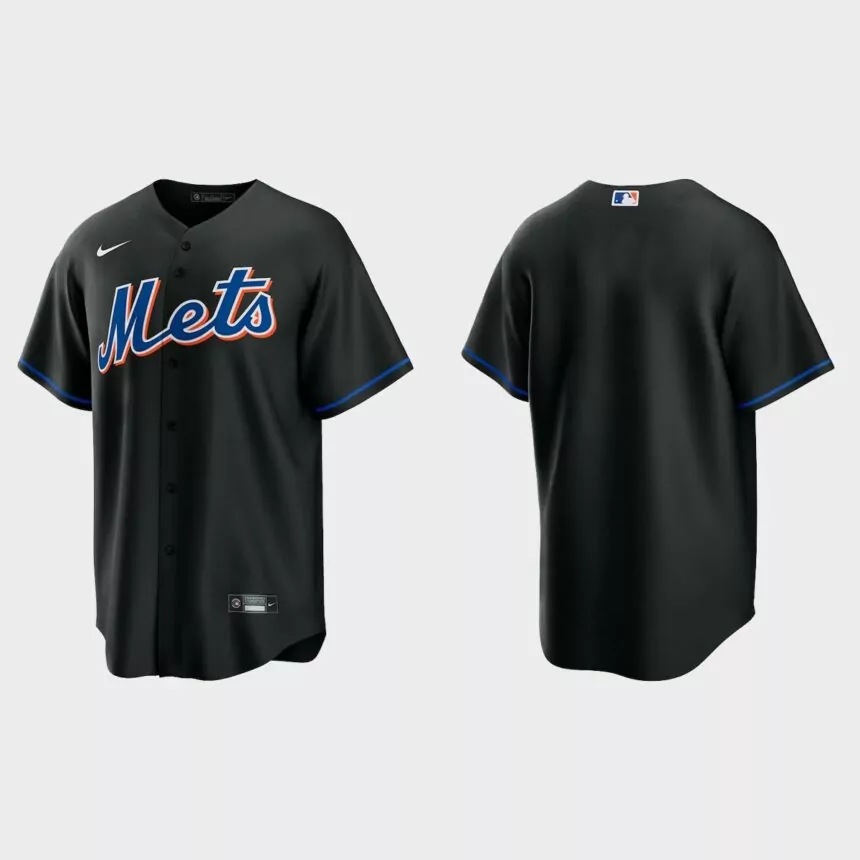 New York Mets Replica Alternate Jersey – Black