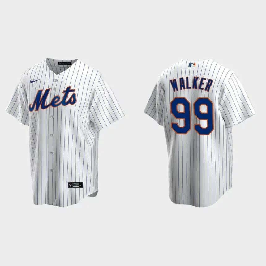 New York Mets Taijuan Walker Replica Home Jersey – White