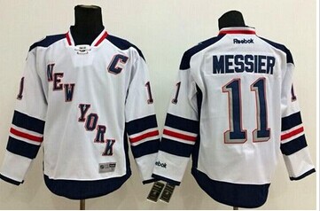 New York Rangers #11 Mark Messier White 2014 Stadium Series Stitched NHL Jersey