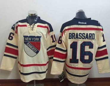 New York Rangers #16 Derick Brassard Cream 2012 Winter Classic Stitched NHL Jersey