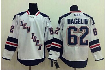 New York Rangers #62 Carl Hagelin White 2014 Stadium Series Stitched NHL Jersey