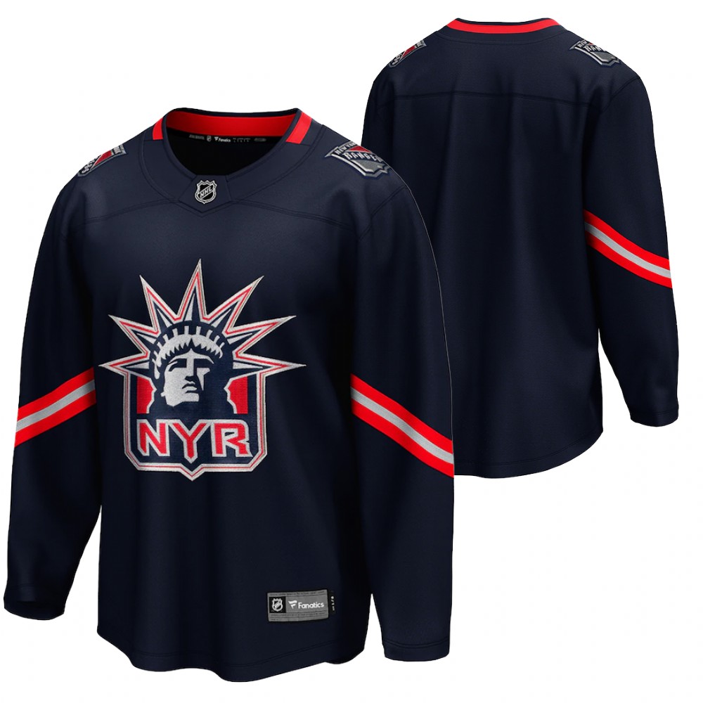 New York Rangers 2021 Special Edition Blue Men Jersey Retro