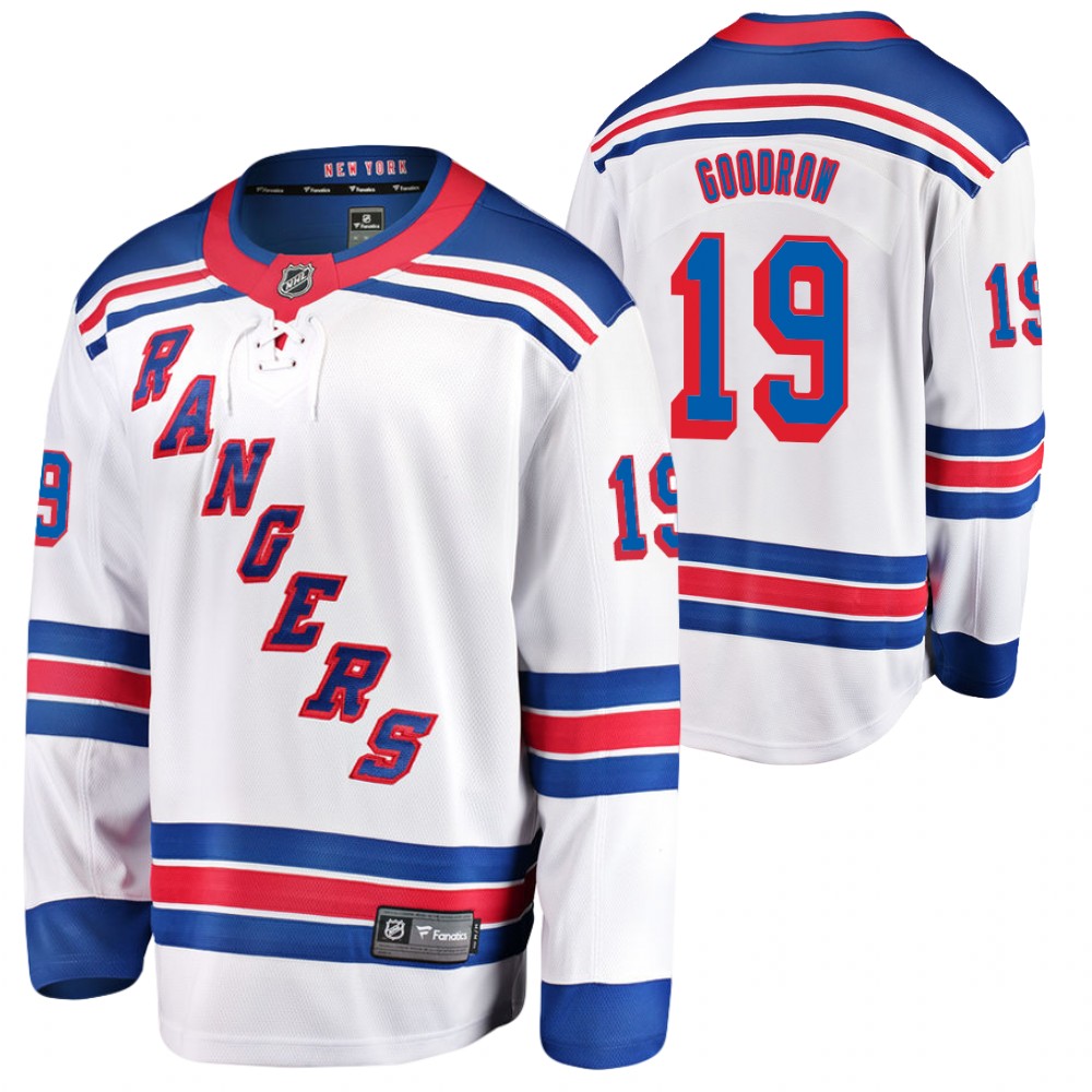 New York Rangers Barclay Goodrow White Away 2021 Jersey