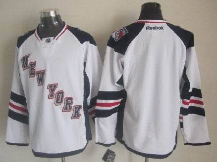 New York Rangers Blank 2014 Stadium Series White NHL Jersey