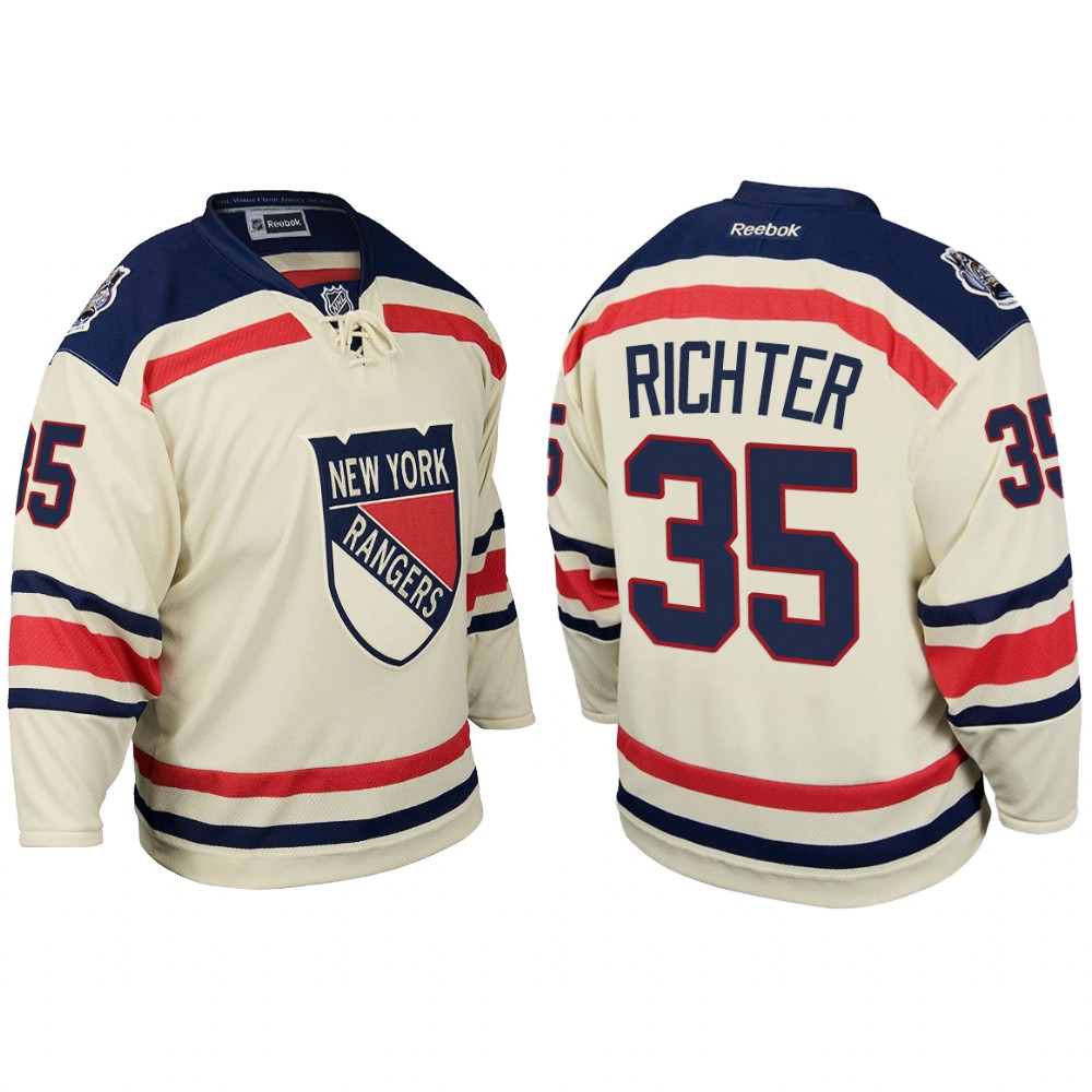 New York Rangers Mike Richter 2012 Winter Classic White Replica Jersey