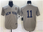 New York Yankees #11 Anthony Volpe Gray Away 2024 World Series Limited Jersey