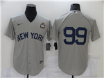 New York Yankees #99 Aaron Judge Gray Away 2024 World Series Limited Jersey