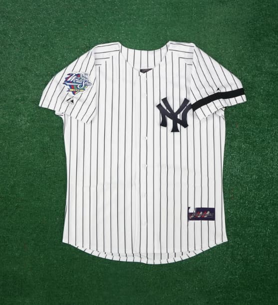 New York Yankees Cooperstown Men's World  Series Home Jersey
