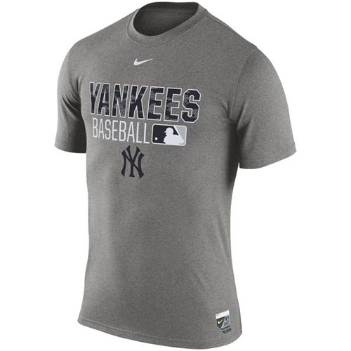 New York Yankees Nike 2016 AC Legend Team Issue 1.6 T-Shirt Gray