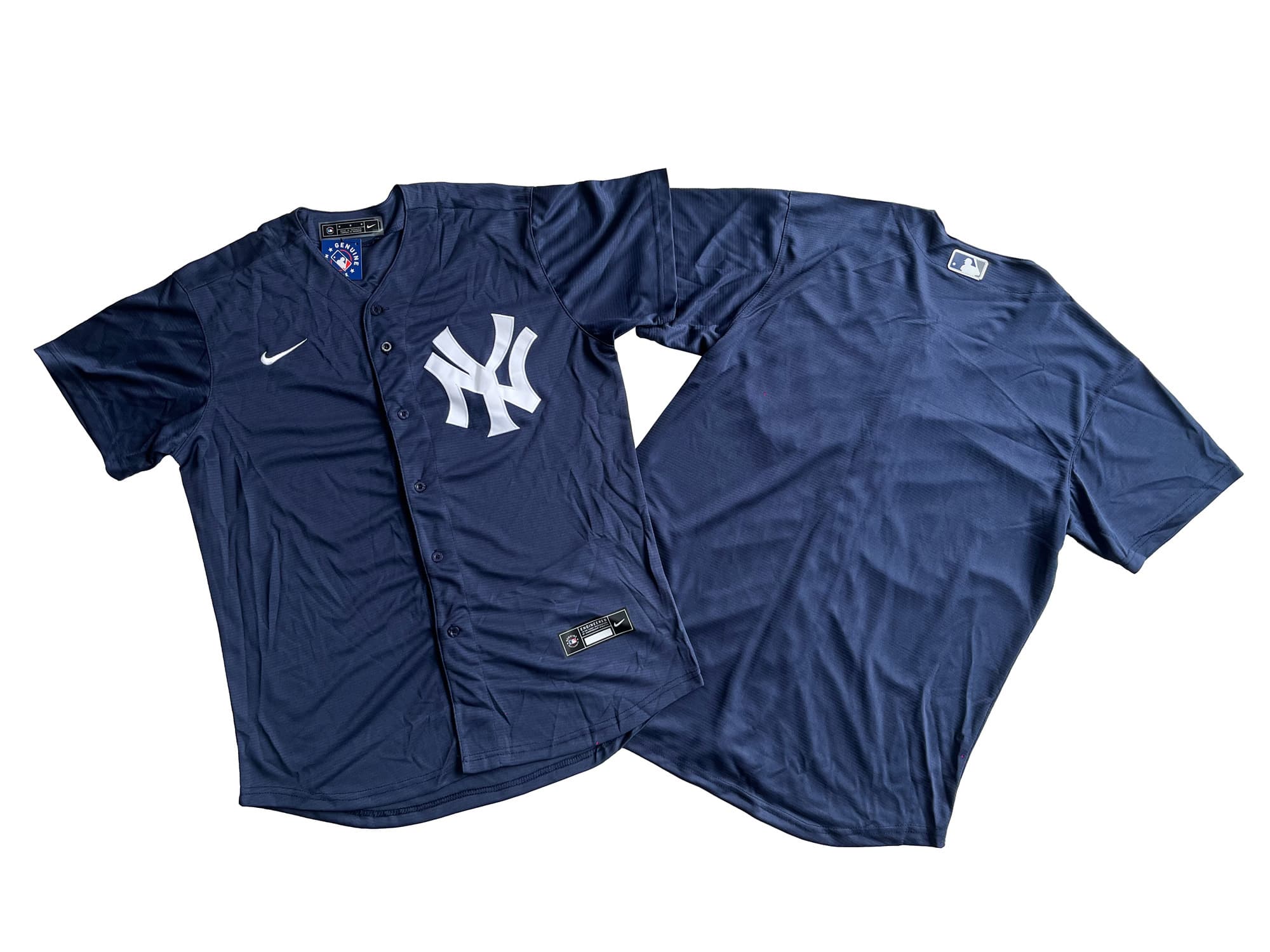 New York Yankees Nike Navy Alternate Replica Team Jersey.