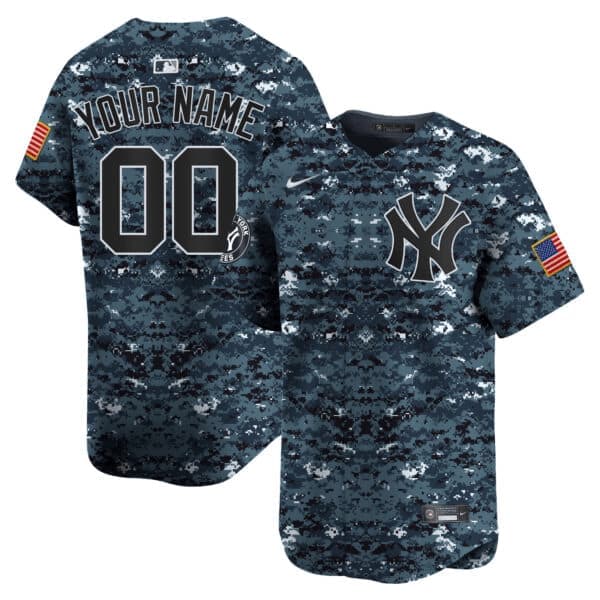 New York Yankees USMC Alternate Vapor Premier Limited Custom  Jersey – All Stitched