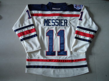 Nhl jerseys NY Rangers 11 messier white tie