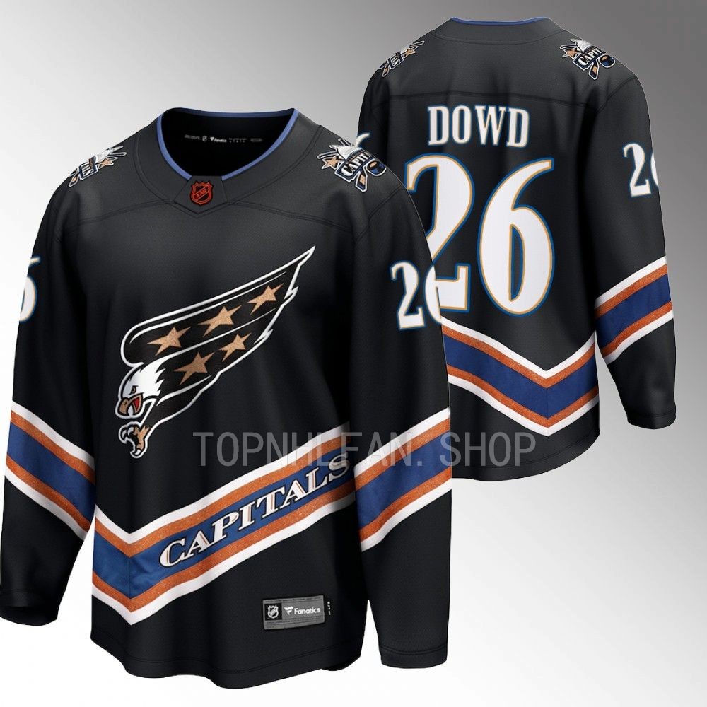 Nic Dowd Capitals Special Edition 2.0 Black Jersey Breakaway