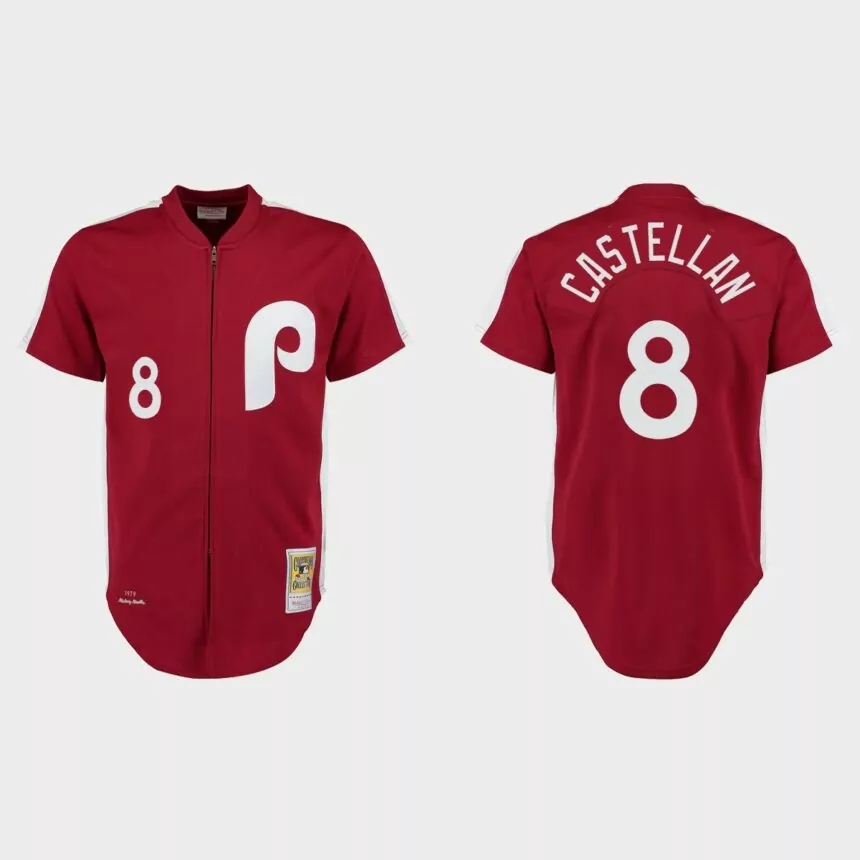 Nick Castellanos Philadelphia Phillies 1979 Throwback Authentic Jersey – Maroon