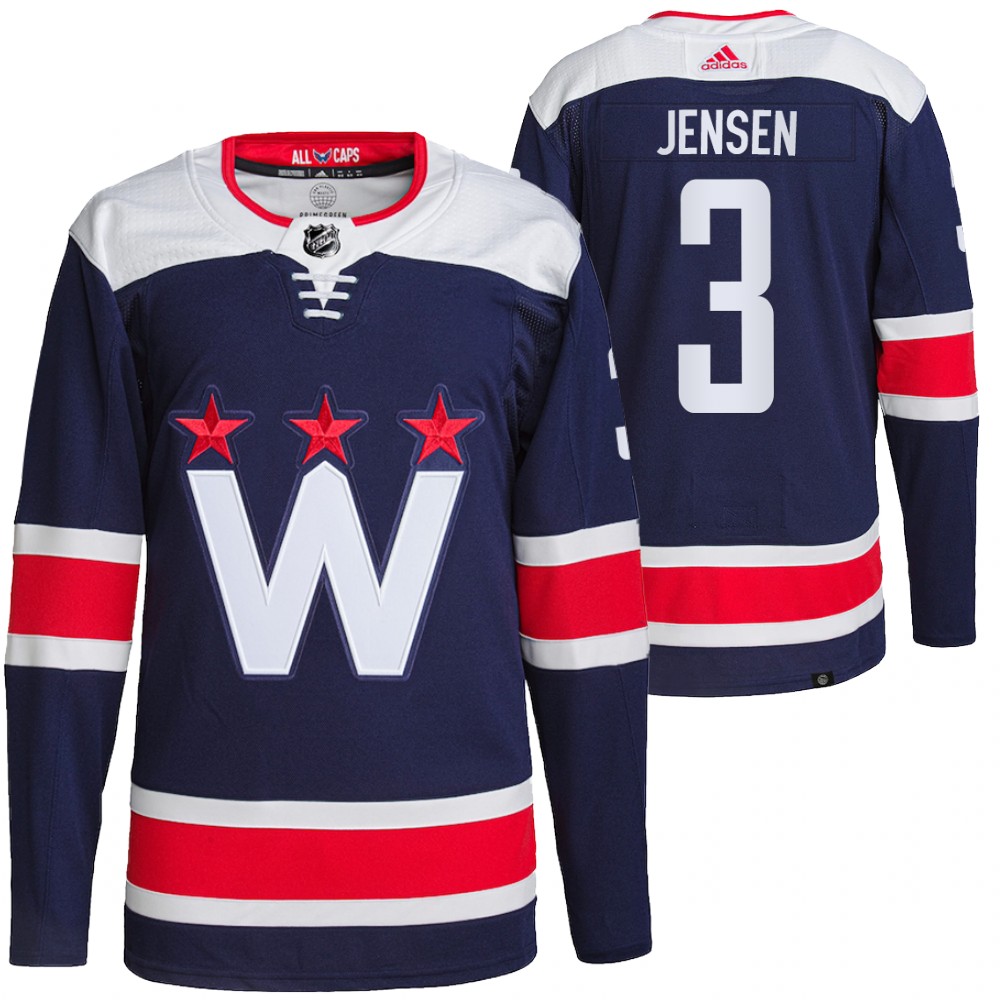 Nick Jensen Washington Capitals Navy Alternate Primegreen Authentic Pro Jersey