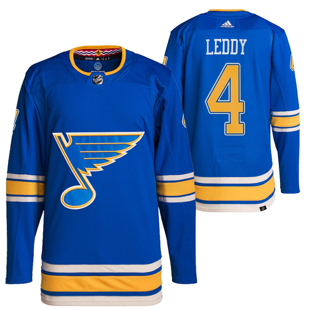 Nick Leddy St. Louis Blues Blue Alternate Primegreen Authentic Pro Jersey
