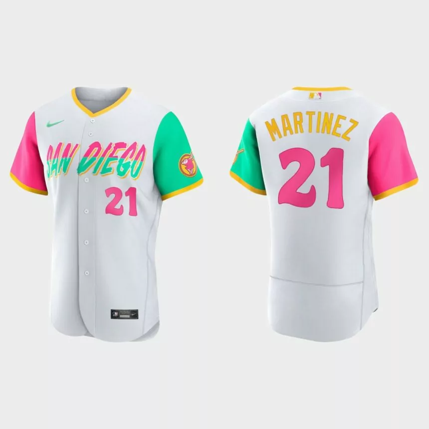 Nick Martinez San Diego Padres 2022 City Connect Authentic Jersey – White