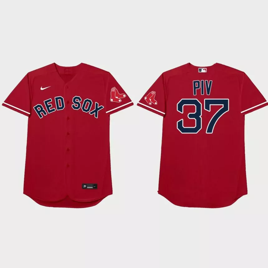 Nick Pivetta Nickname Red Sox 2021 Players’ Weekend Piv Jersey – Red