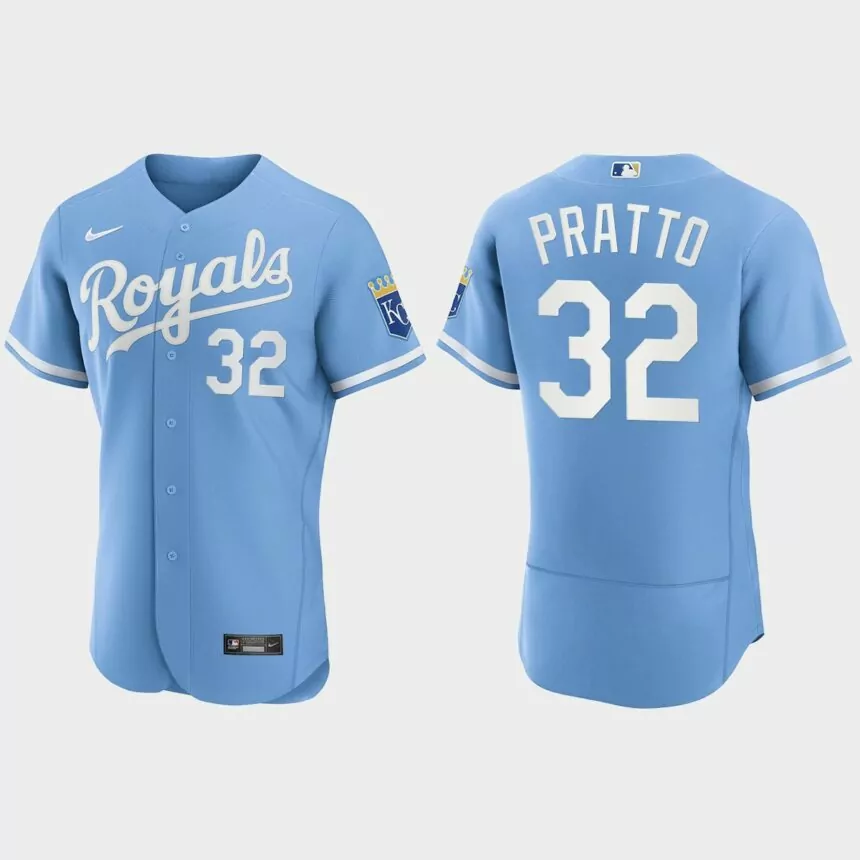 Nick Pratto Kansas City Royals Authentic Jersey – Powder Blue