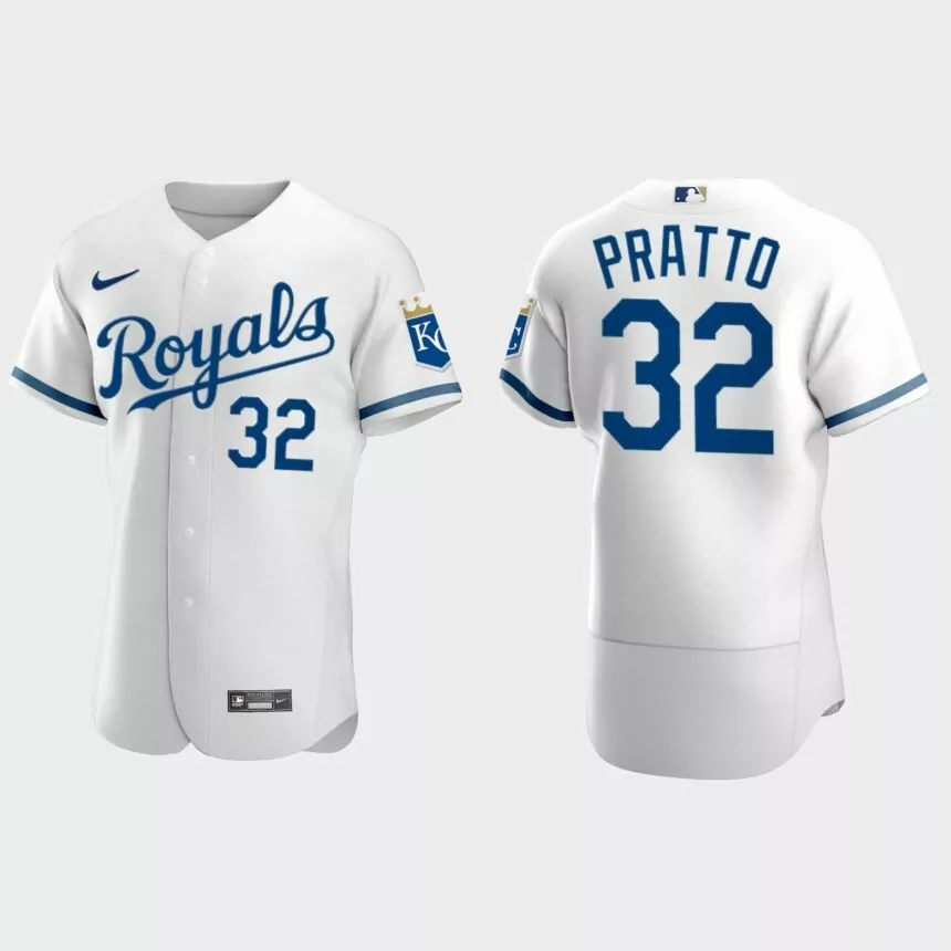 Nick Pratto Kansas City Royals Authentic Jersey – White