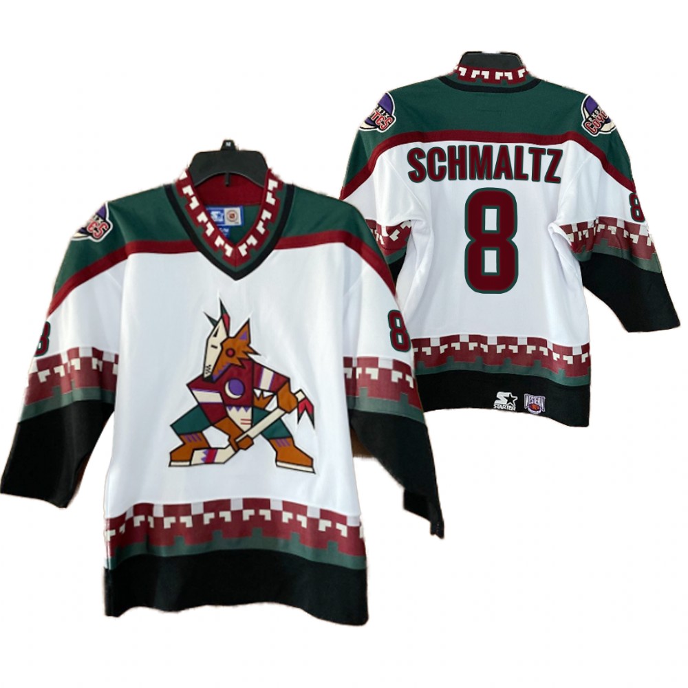Nick Schmaltz Arizona Coyotes Classic Kachina White Road 2021-22 Jersey