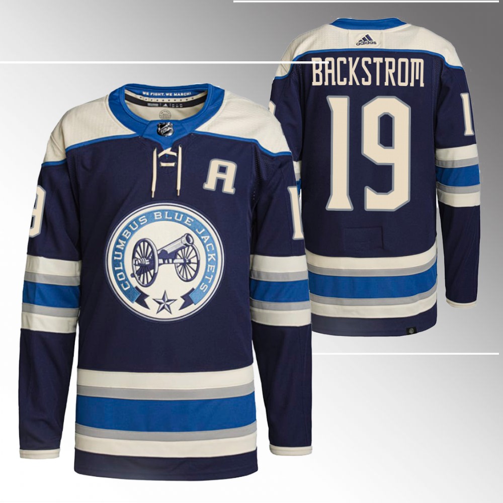 Nicklas Backstrom Washington Capitals Navy Alternate Authentic Jersey