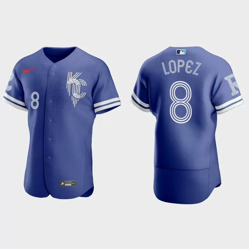 Nicky Lopez Kansas City Royals 2022 City Connect Authentic Jersey – Royal