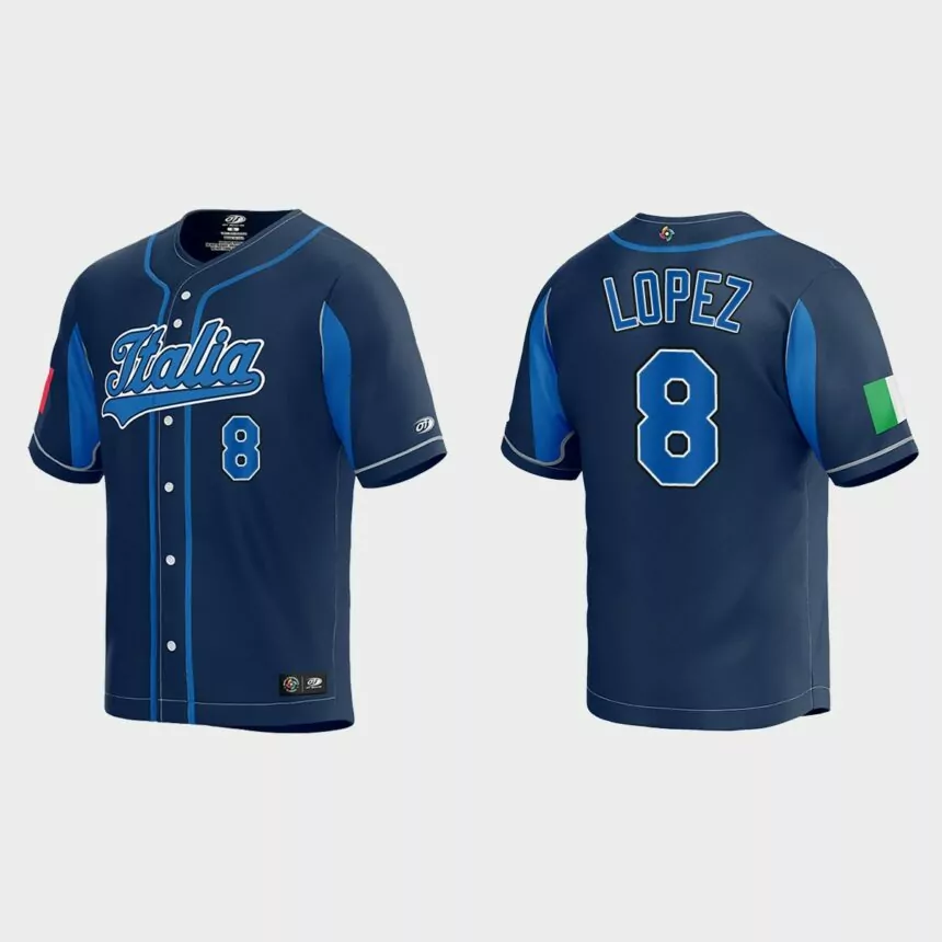Nicky Lopez World Baseball Classic 2023 World Baseball Classic Jersey – Navy
