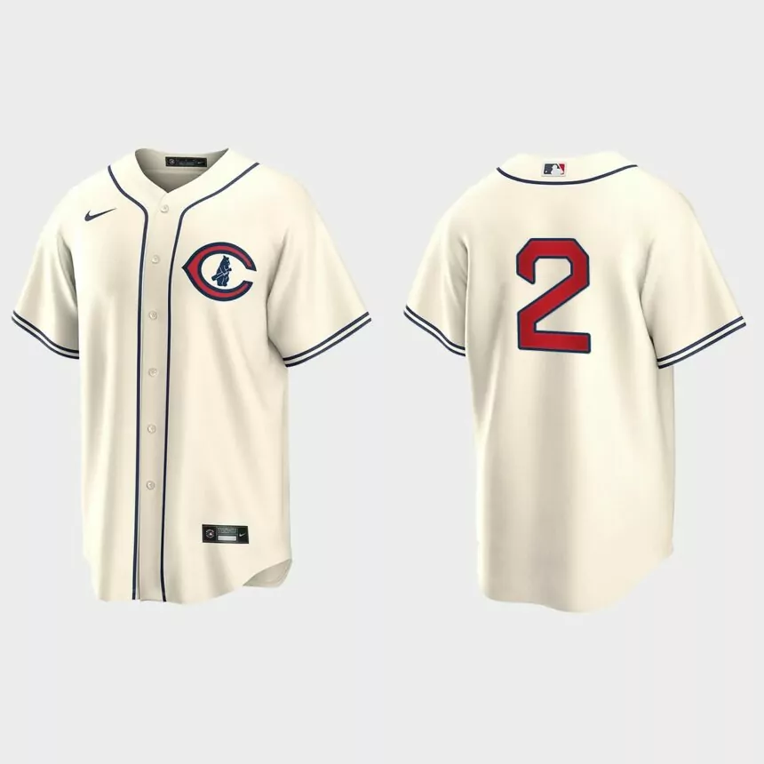 Nico Hoerner Chicago Cubs 2022 Field of Dreams Replica Jersey – Cream