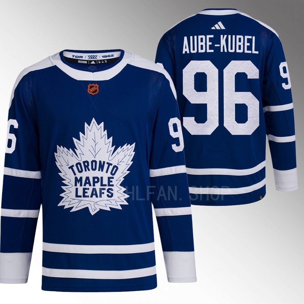Nicolas Aube-Kubel 2022 Toronto Maple Leafs Blue Reverse Retro 2.0 Authentic Primegreen Jersey