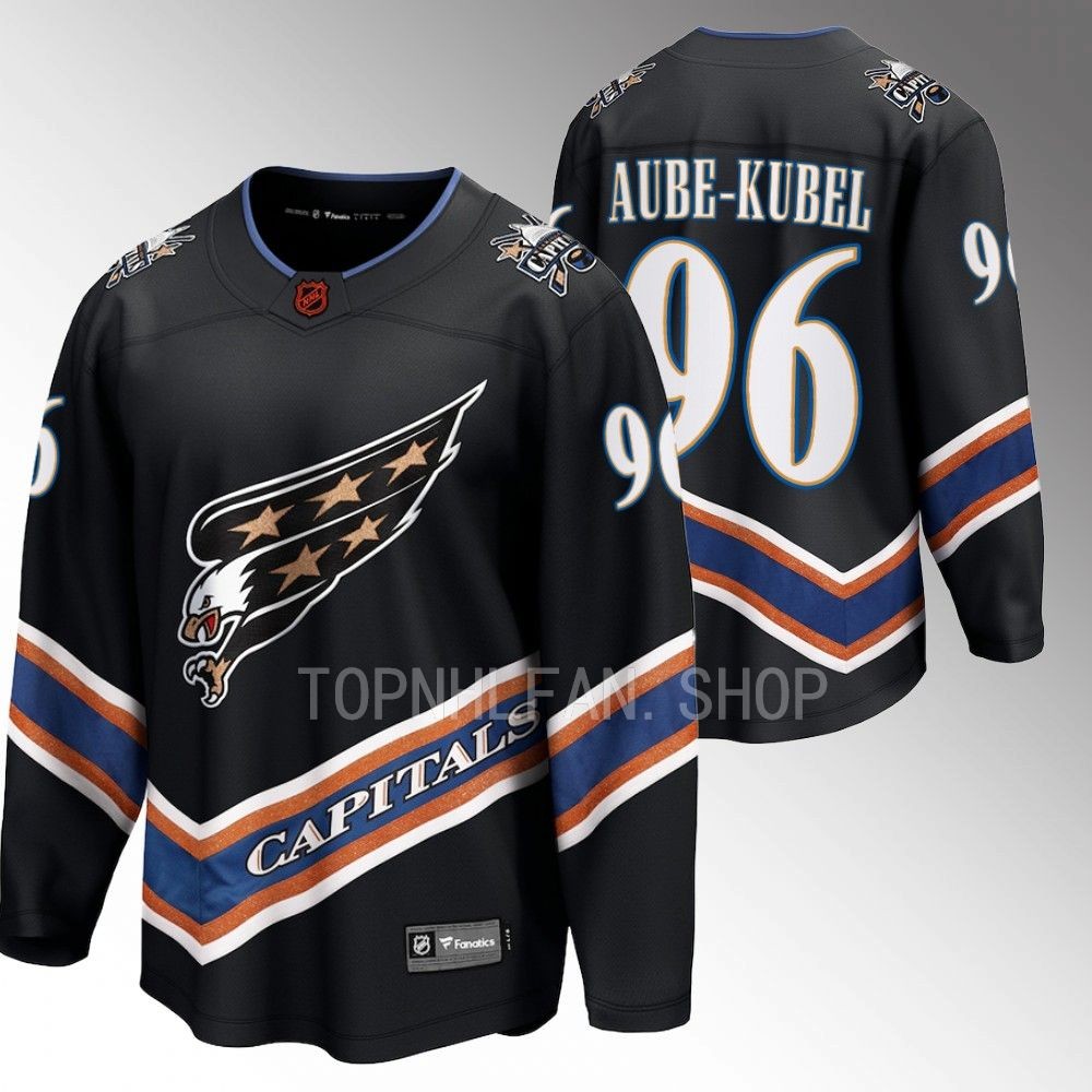 Nicolas Aube-Kubel Capitals Special Edition 2.0 Black Jersey Breakaway