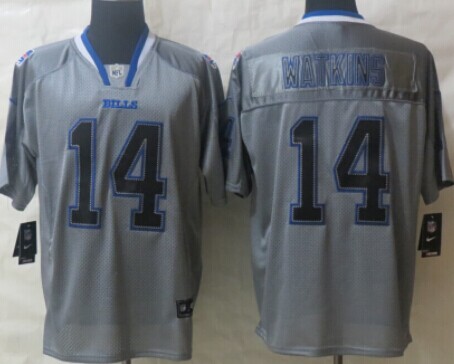 Nik Buffalo Bills #14 Sammy Watkins Lights Out Gray Nik Elite Jersey