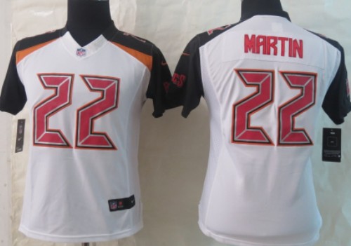 Nik Tampa Bay Buccaneers #22 Doug Martin 2014 White Limited Womens Jersey