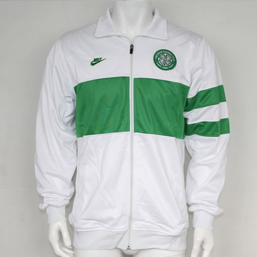 11-12 Celtic Soccer Jacket White