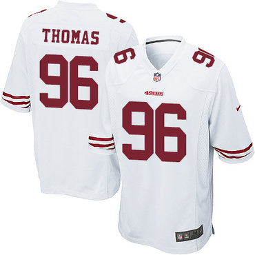 Nike 49ers #96 Solomon Thomas White Youth Stitched NFL Elite Jersey