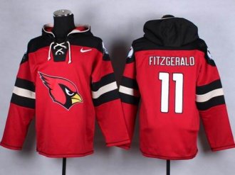 Nike Arizona Cardinals #11 Larry Fitzgerald Red Player Pullover NFL Hoodie