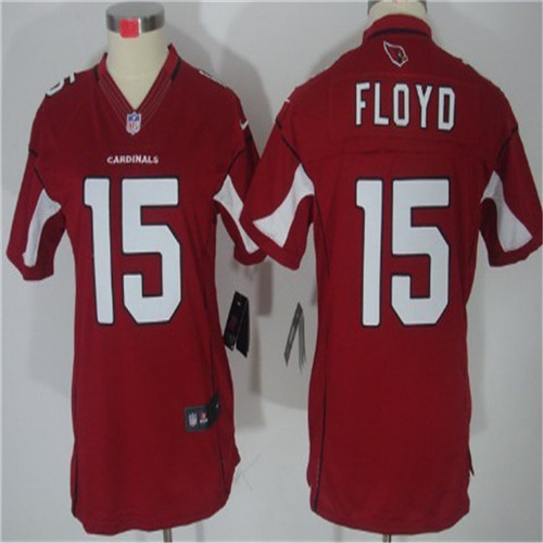 Nike Arizona Cardinals #15 Michael Floyd Red Limited Womens Stitched Jersey