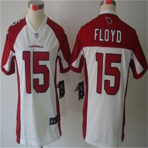 Nike Arizona Cardinals #15 Michael Floyd White Limited Womens Stitched Jersey