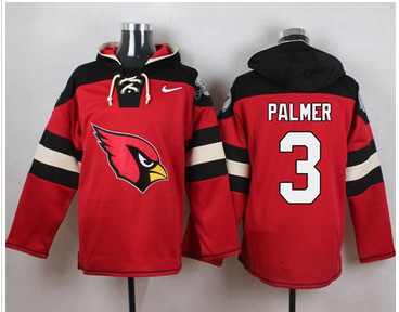 Nike Arizona Cardinals #3 Carson Palmer Red Player Pullover NFL Hoodie