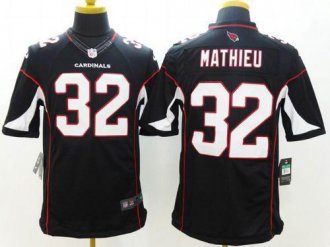 Nike Arizona Cardinals #32 Tyrann Mathieu Black Alternate NFL Limited Jersey