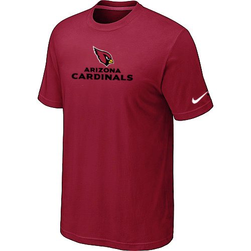 NEW Arizona Cardinals Authentic Logo T-Shirt Red