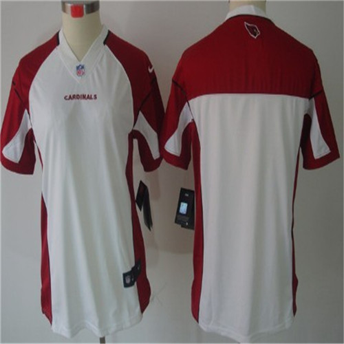 Nike Arizona Cardinals Blank White Limited Womens Stitched Jersey