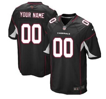 Nike Arizona Cardinals Customized Black Game Jersey