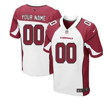 Nike Arizona Cardinals Customized White Elite Jersey