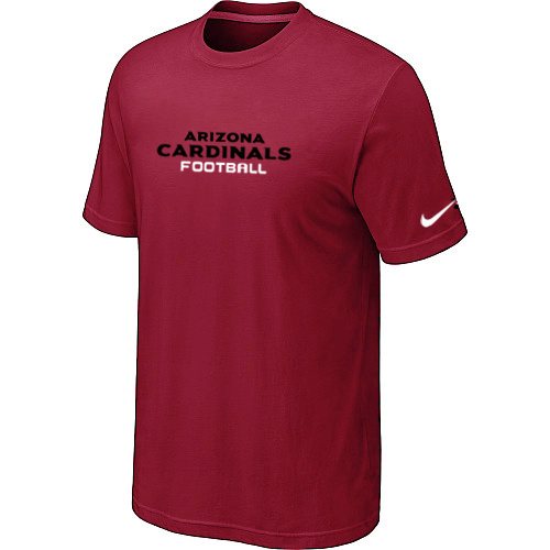 NEW Arizona Cardinals Sideline Legend Authentic Font Dri-fit T-Shirt Red