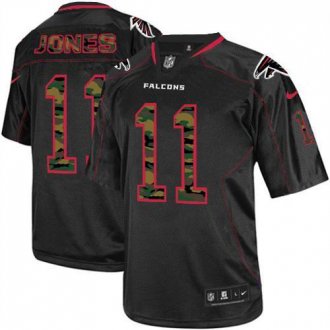 Nike Atlanta Falcons #11 Julio Jones Black NFL Elite Camo Fashion Jersey