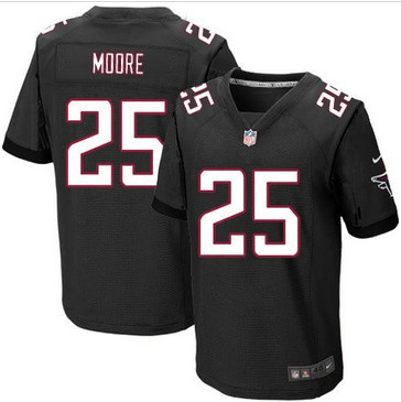 Nike Atlanta Falcons #25 William Moore Black Alternate Men's Stitched NFL Elite Jersey