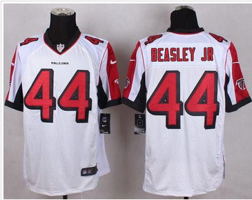 Nike Atlanta Falcons #44 Vic Beasley Jr White Men's Stitched NFL Elite Jersey